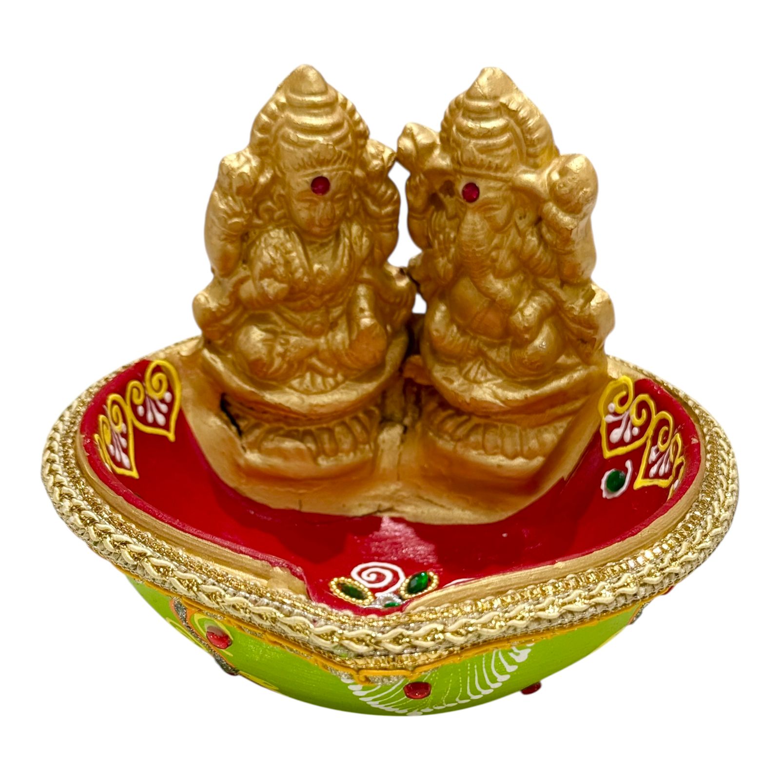 Clay Bowl Laxmi Ganesh Diya