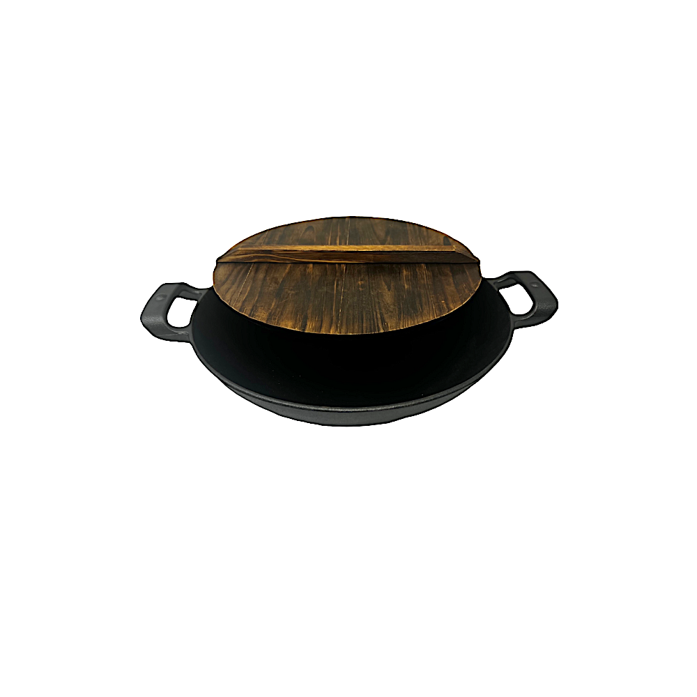 Cast Iron Wok 12 Inch