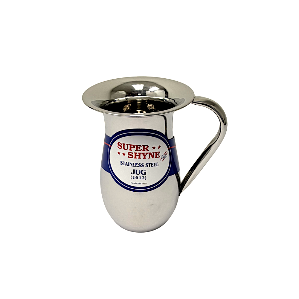 Steel Jug No Lid Rounded Bottom 6 Cup Capacity