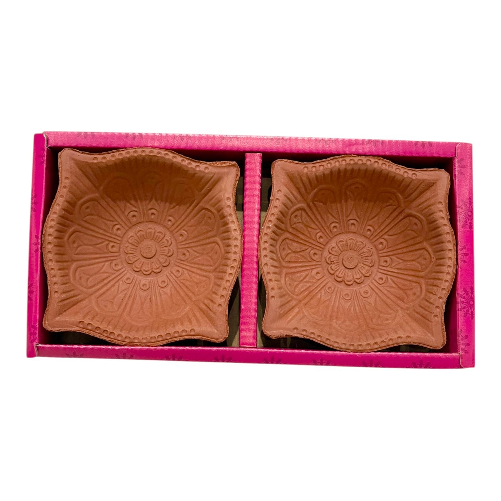 2 Pack Charmukhi Diya (4 sides) Plain